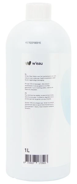 W'eau Clear Water - 1 Liter 2 W'eau Clear Water - 1 Liter - Afbeelding 2