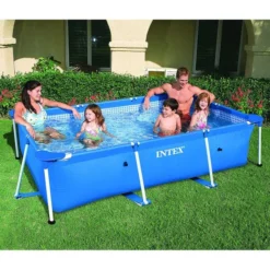 Intex Metal Frame Pool - 260 X 160 X 65 Cm -Professionele winkel voor zwembadartikelen 28270 02 1