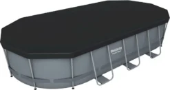 Bestway Power Steel Oval Zwembad - 549 X 274 X 122 Cm - Met Filterpomp En Accessoires -Professionele winkel voor zwembadartikelen 634 1200 56711 56710 58485 pool cover 18ftx9ftx48in power steel oval ft web acc