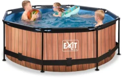 EXIT TOYS EXIT Wood Zwembad - 244 X 76 Cm - Met Filterpomp -Professionele winkel voor zwembadartikelen 766 1200 exit 30 12 08 10 int 4
