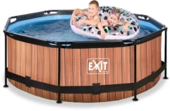 EXIT TOYS EXIT Wood Zwembad - 244 X 76 Cm - Met Filterpomp -Professionele winkel voor zwembadartikelen 786 1200 exit 30 12 08 10 int 3