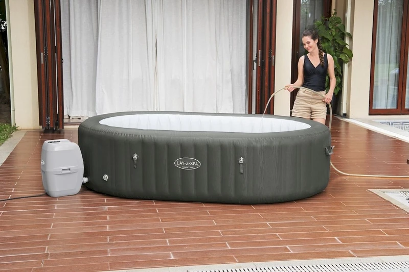 Bestway Lay-Z Spa Mauritius AirJet Opblaasbare Spa - 7 Persoons 12 Bestway Lay-Z Spa Mauritius AirJet Opblaasbare Spa - 7 Persoons - Afbeelding 12