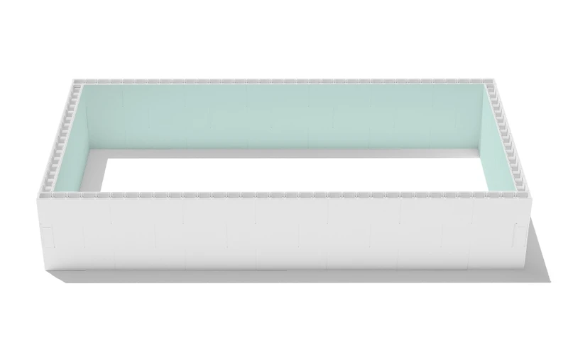 Polystyreen Zwembad Blokkenset High Density - 8,00 X 4,00 X 1,50 M 1 Polystyreen Zwembad Blokkenset High Density - 8,00 X 4,00 X 1,50 M