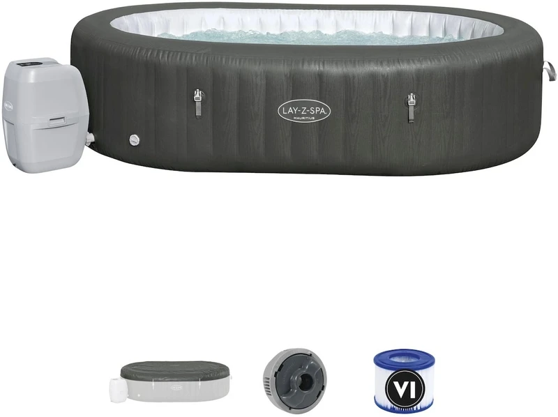 Bestway Lay-Z Spa Mauritius AirJet Opblaasbare Spa - 7 Persoons 18 Bestway Lay-Z Spa Mauritius AirJet Opblaasbare Spa - 7 Persoons - Afbeelding 18