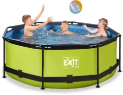 EXIT TOYS EXIT Lime Zwembad - 244 X 76 Cm - Met Filterpomp -Professionele winkel voor zwembadartikelen 900 1161 exit 30 12 08 40 int 3
