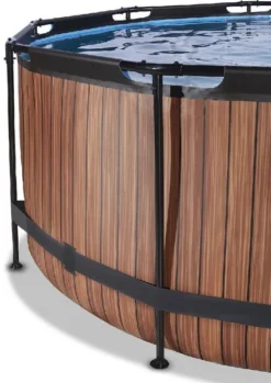 EXIT TOYS EXIT Wood Zwembad - 360 X 122 Cm - Met Zandfilterpomp En Trap -Professionele winkel voor zwembadartikelen 900 638 exit 30 27 12 10 int 3