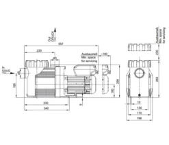 Speck Badu Prime Eco VS Variabele Zwembadpomp -Professionele winkel voor zwembadartikelen badu 90 doorsnede 1