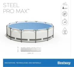 Bestway Steel Pro MAX Zwembad - 305 X 76 Cm -Professionele winkel voor zwembadartikelen bestway steel pro max zwembad 305 x 76 cm 11