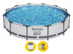 Bestway Steel Pro MAX Zwembad - 366 X 76 Cm - Met Filterpomp