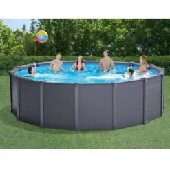 Intex Graphite Panel Pool - 478 X 124 Cm - Met Zandfilterpomp En Accessoires 6 Intex Graphite Panel Pool - 478 X 124 Cm - Met Zandfilterpomp En Accessoires -Professionele winkel voor zwembadartikelen graphite panel pool1
