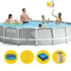 Intex Prism Frame Pool - 427 X 107 Cm - Met Filterpomp En Accessoires