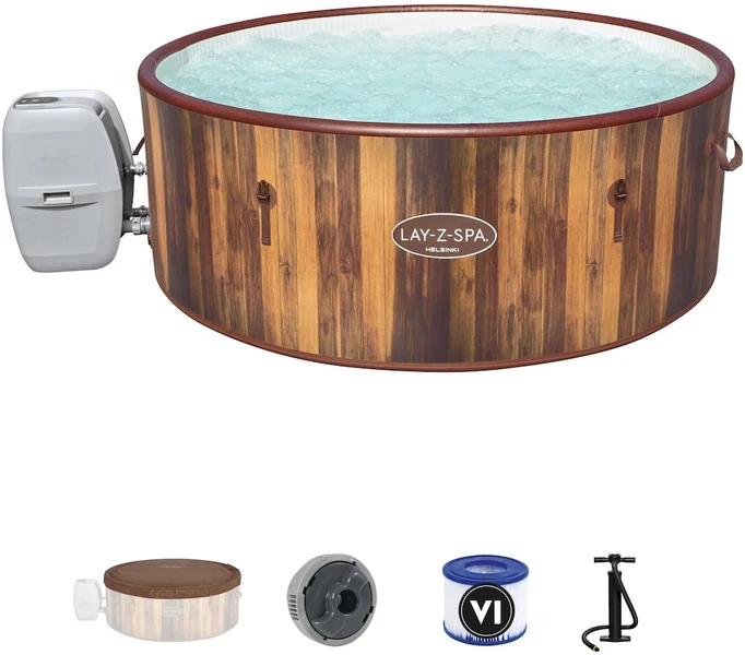 Bestway Lay-Z Spa Helsinki Airjet Opblaasbare Spa - 7 Persoons 17 Bestway Lay-Z Spa Helsinki Airjet Opblaasbare Spa - 7 Persoons - Afbeelding 17