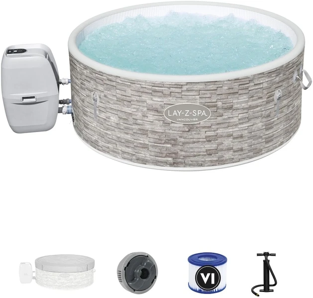 Bestway Lay-Z Spa Vancouver Airjet Plus Opblaasbare Spa - 5 Persoons - Afbeelding 14