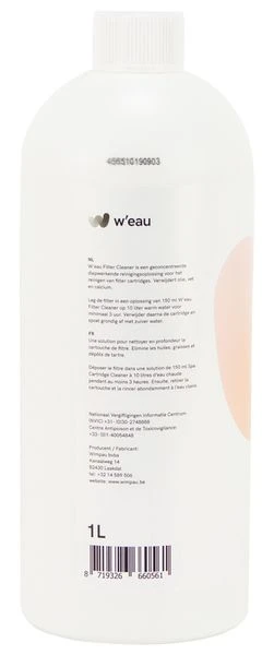 W'eau Filter Cleaner - 1 Liter 3 W'eau Filter Cleaner - 1 Liter - Afbeelding 3